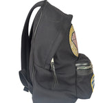 YSL Black Nylon/Leather Trim City Multi-Patch Backpack