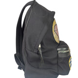 YSL Black Nylon/Leather Trim City Multi-Patch Backpack