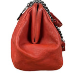 Chanel Red Caviar Quilted Medium Frame Shoulder Bag 2011