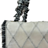 Chanel Tweedy Quilted Leather Fringe Flap Bag 2011