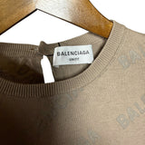 Balenciaga All Over Logo Short Sleeve