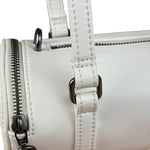 Telfar White Leather Duffle Two-Way Bag