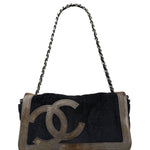 Chanel Sport Line Terrycloth Black Flap Bag 2008