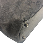Gucci Black GG Canvas Monogram Hand Bag