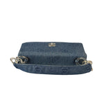 Chanel CC Denim Logo Flap Shoulder Bag 2002