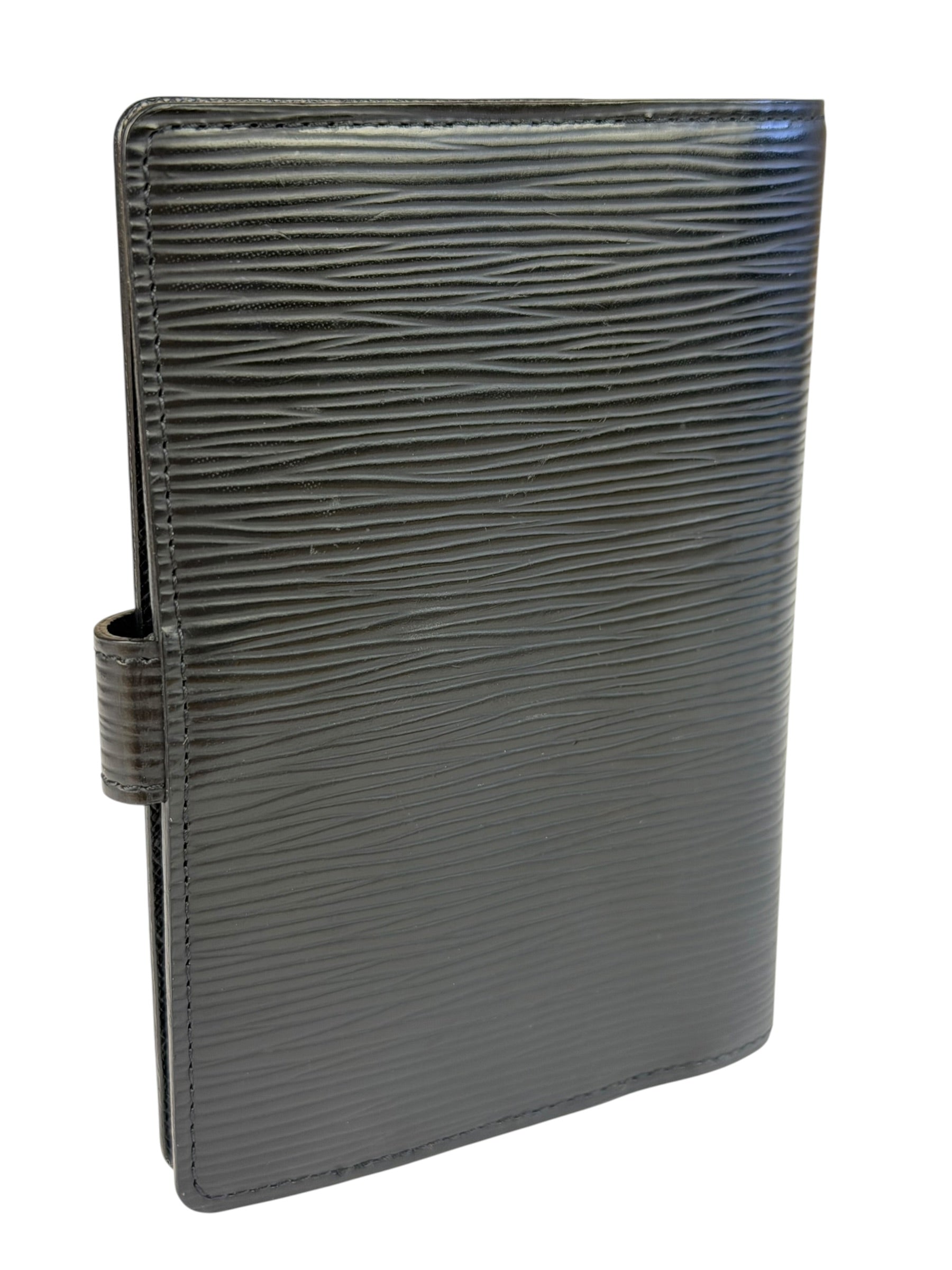 Louis Vuitton Black Epi Leather Agenda