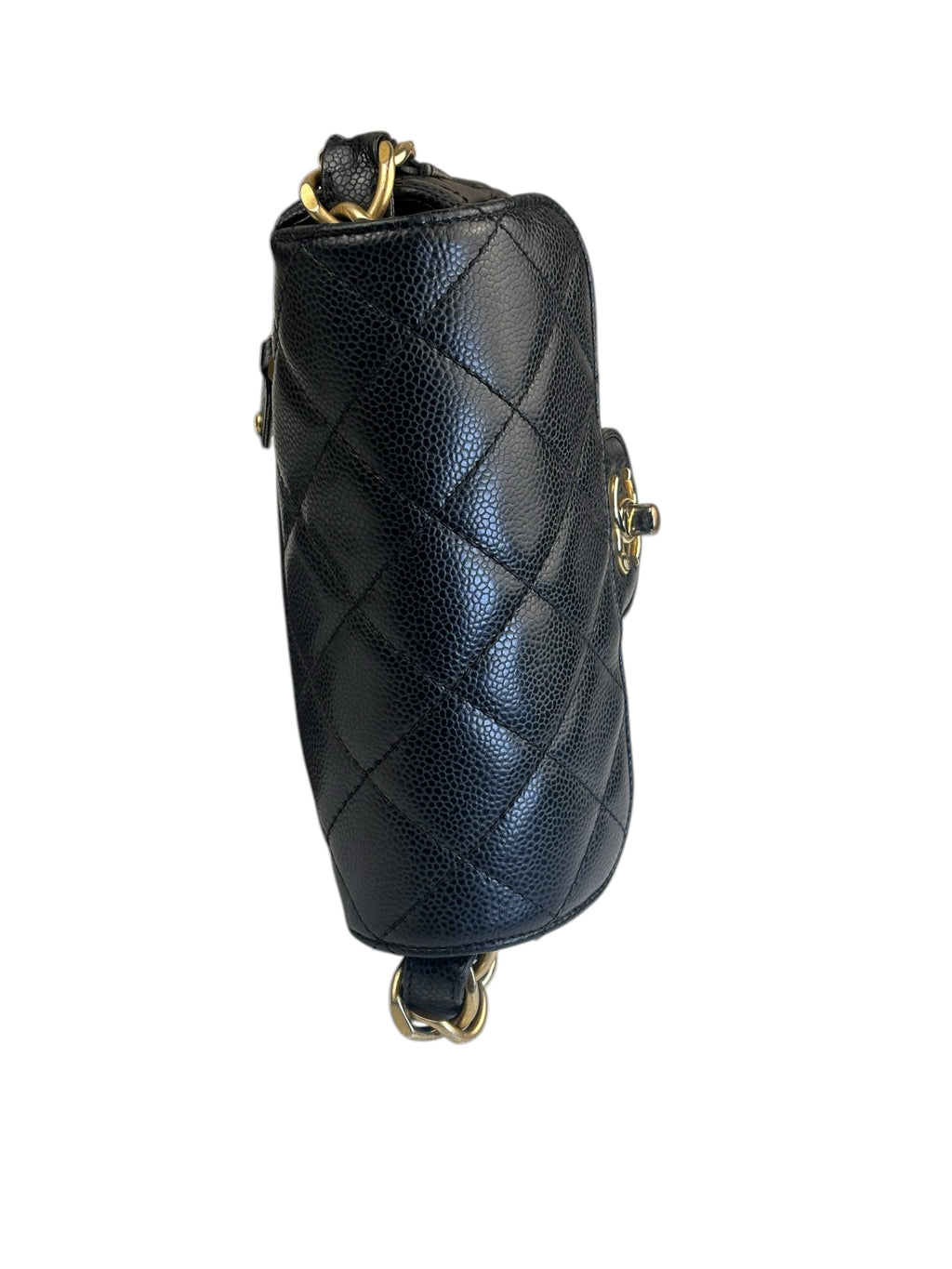 Chanel Black Caviar Quilted Leather Small Flap Bag 2021
