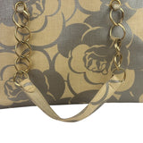 Chanel Camellia Raffia Tote 2004