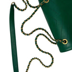 Chanel Green Lambskin Shoulder Bag 2018