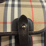 Burberry Vintage Beige/Dark Brown House Shoulder Bag