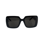 Christian Dior Black Oversized Square Wildior S3U Sunglasses