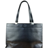 Gucci Vintage Black Leather Shoulder Tote