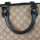 Gucci Beige Leather Gg Supreme Italian Flag Joy Boston Bag