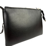 Fendi Roma Black Calf Leather Pochette Crossbody