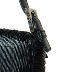 Fendi Beaded Baguette Black