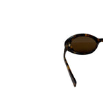 Miu Miu Tortoiseshell Oval Sunglasses SMU B09