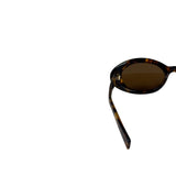 Miu Miu Tortoiseshell Oval Sunglasses SMU B09