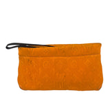 Louis Vuitton Vintage Orange Monogram Neoprene Scuba Clutch
