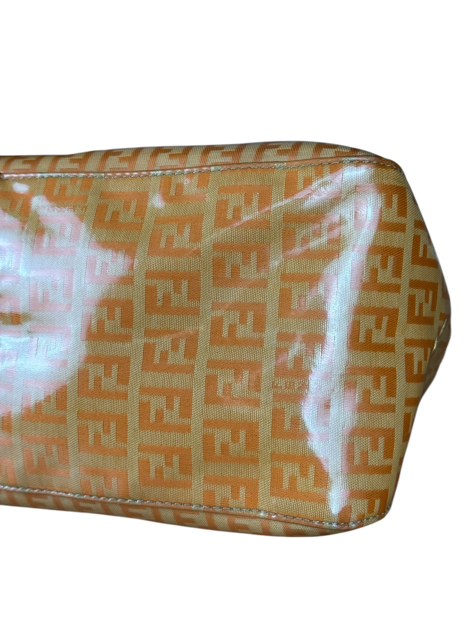 Fendi PVC FF Mamma Baguette Orange