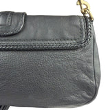 Gucci Black Leather Marrakech Evening Shoulder Bag