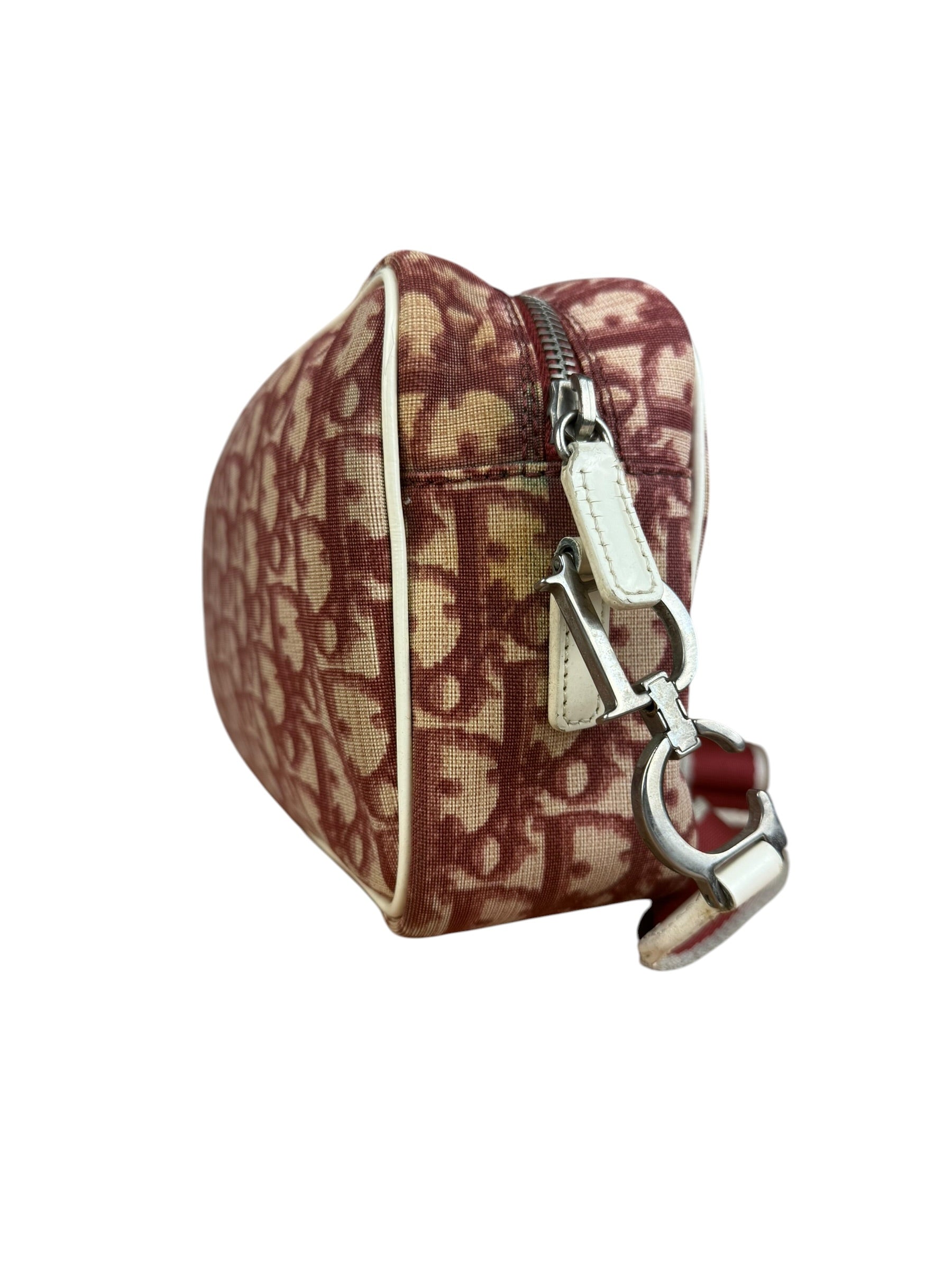 Christian Dior Vintage Red Oblique Trotter "2" Crossbody