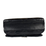 Louis Vuitton Black Quilted Lambskin Chain Flap Bag