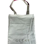 Gucci Beauty Pink/White Reversible Canvas Tote