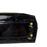 Chanel Black Patent Floral Cutout Tote (Patent Damaged) 2003