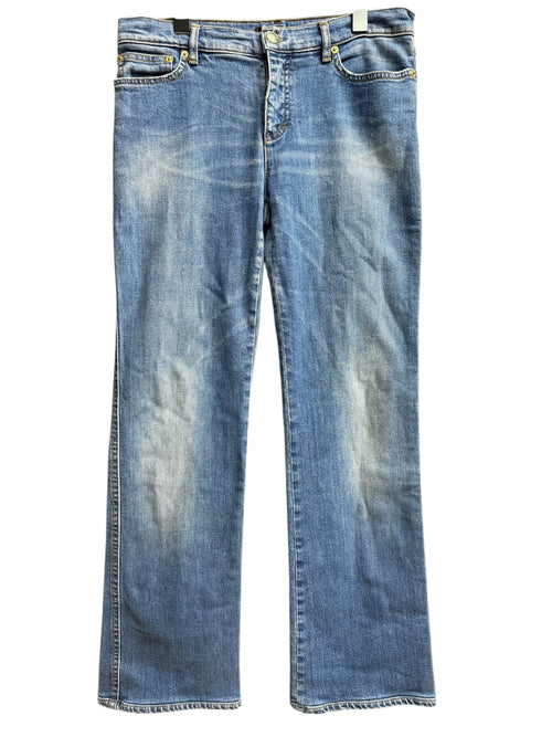 Roberto Cavalli Straight Leg Blue Denim Jeans