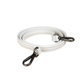 Telfar White Leather Duffle Two-Way Bag