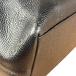Coach Black Leather City Zip Tote Bag