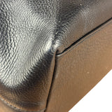 Coach Black Leather City Zip Tote Bag