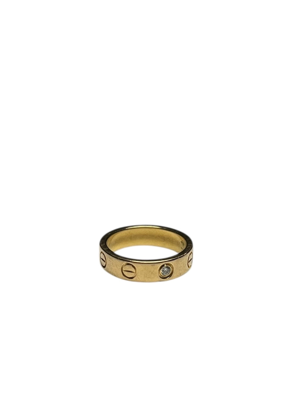 Cartier Gold Love 1 Diamond Ring