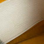 Goyard White Senat Mini Pouch