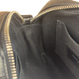 Saint Laurent Crocodile Embossed Leather Camera Bag Black