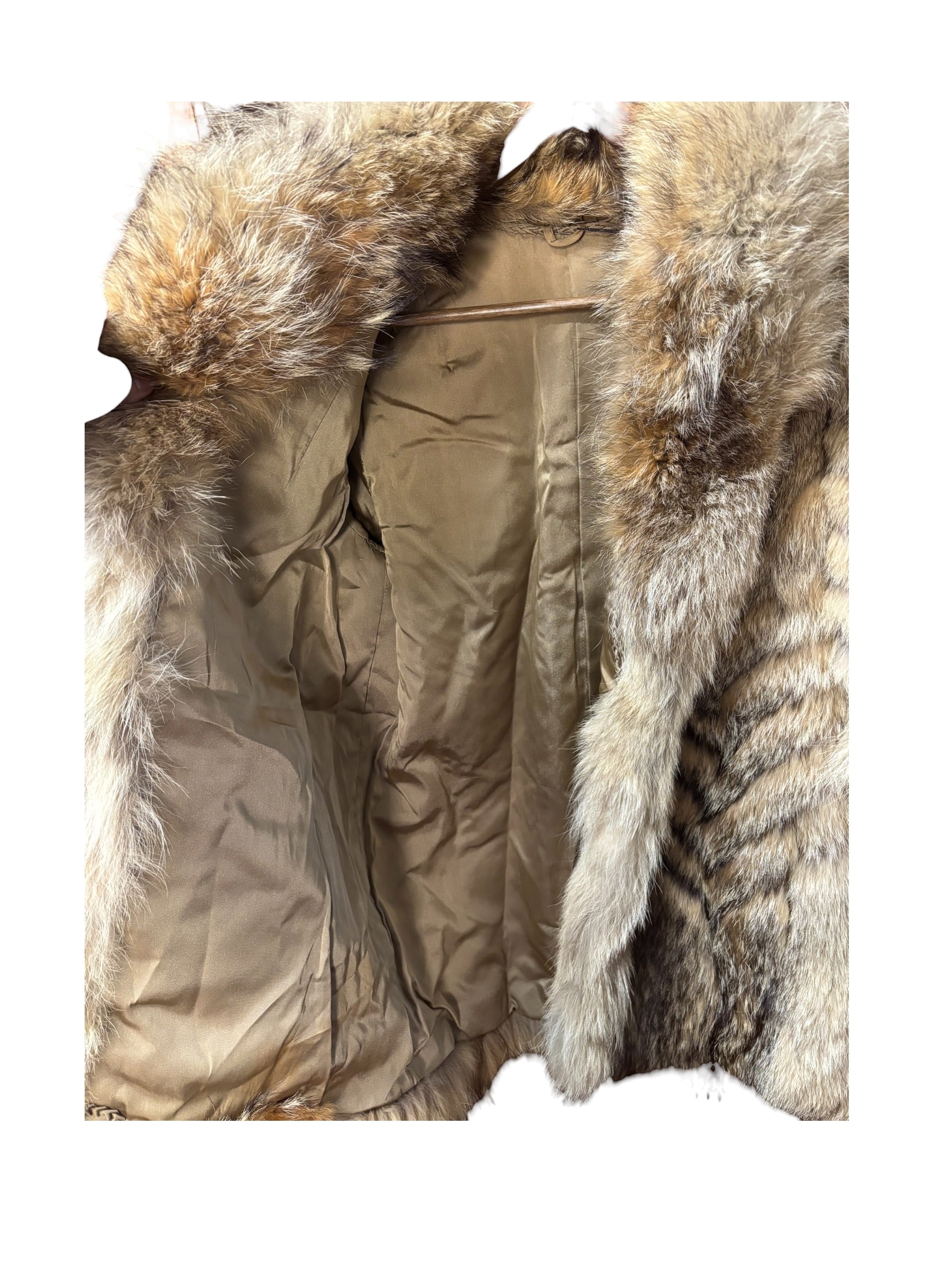 Vintage Brown Fox Fux Coat
