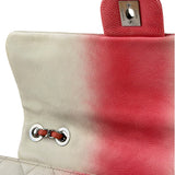 Chanel Quilted Caviar Ivory/Pink Ombre Jumbo Flap 2013
