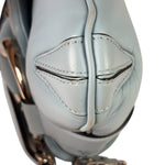 Gucci Blue Leather Horsebit Chain Shoulder Bag