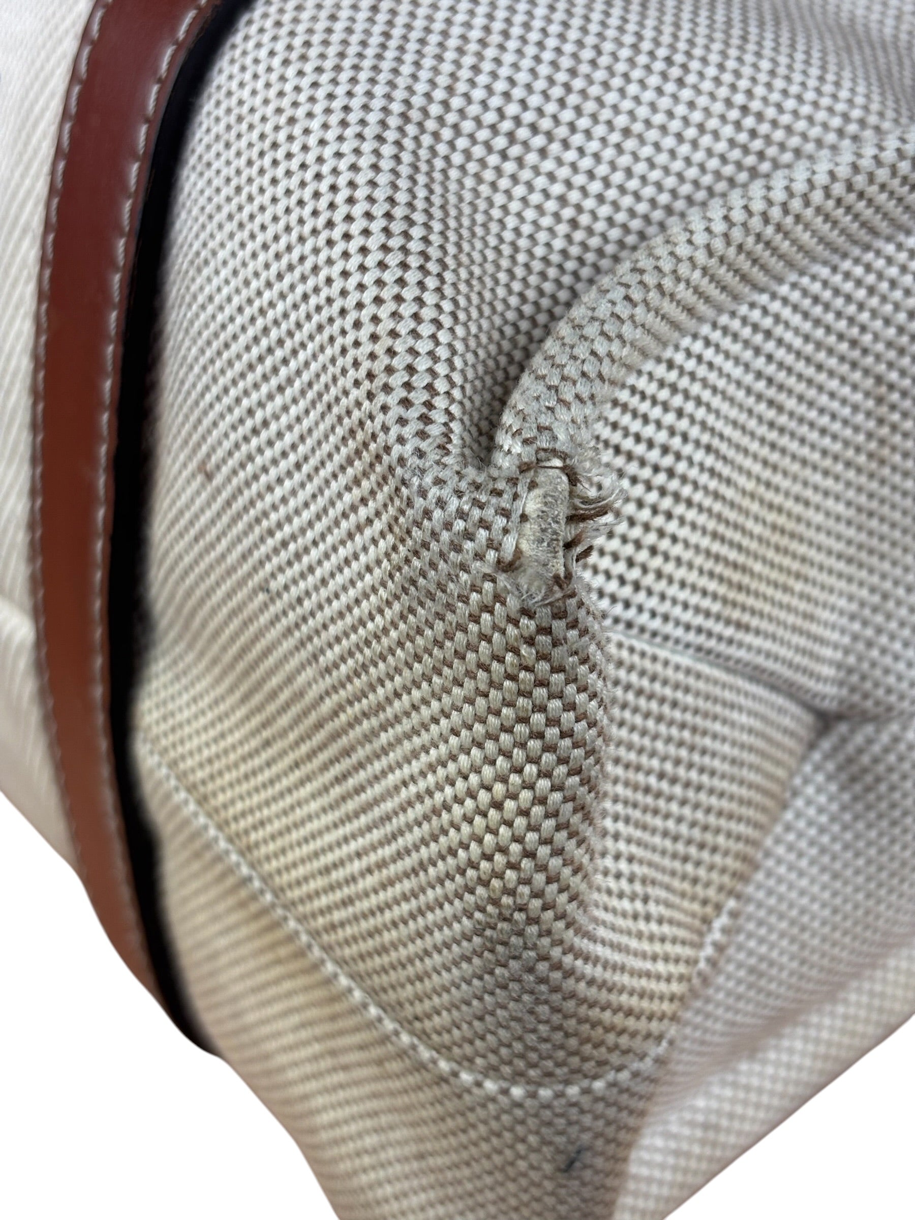 Chloe Leather Trim Woody Medium Tote Bag