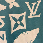 Louis Vuitton Turquoise Blue Cotton T-shirt