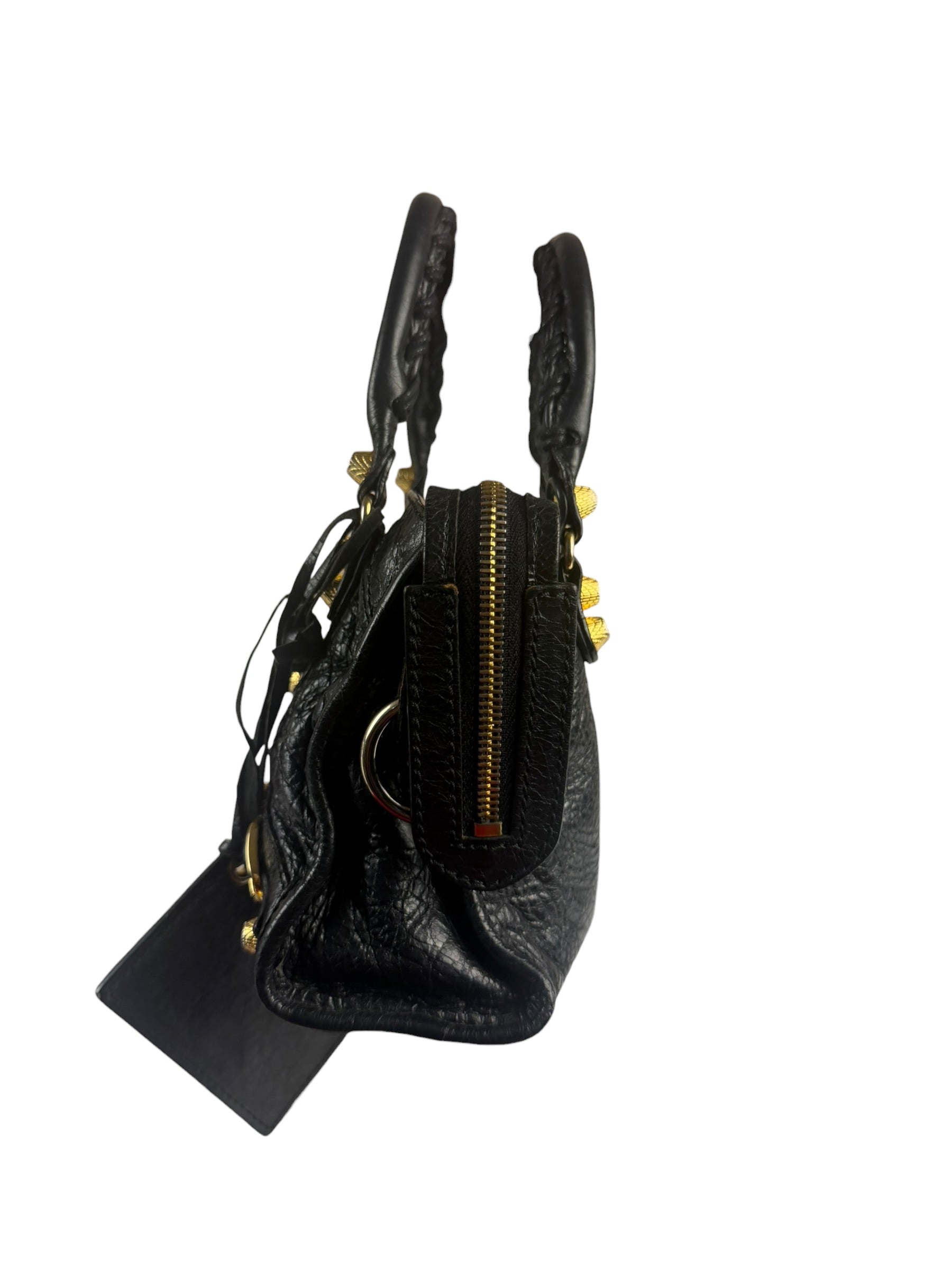 Balenciaga Black Calfskin Mini Le City Bag