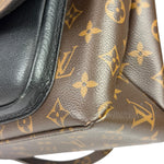 Louis Vuitton Black Leather/ Monogram Marignan 2Way Bag
