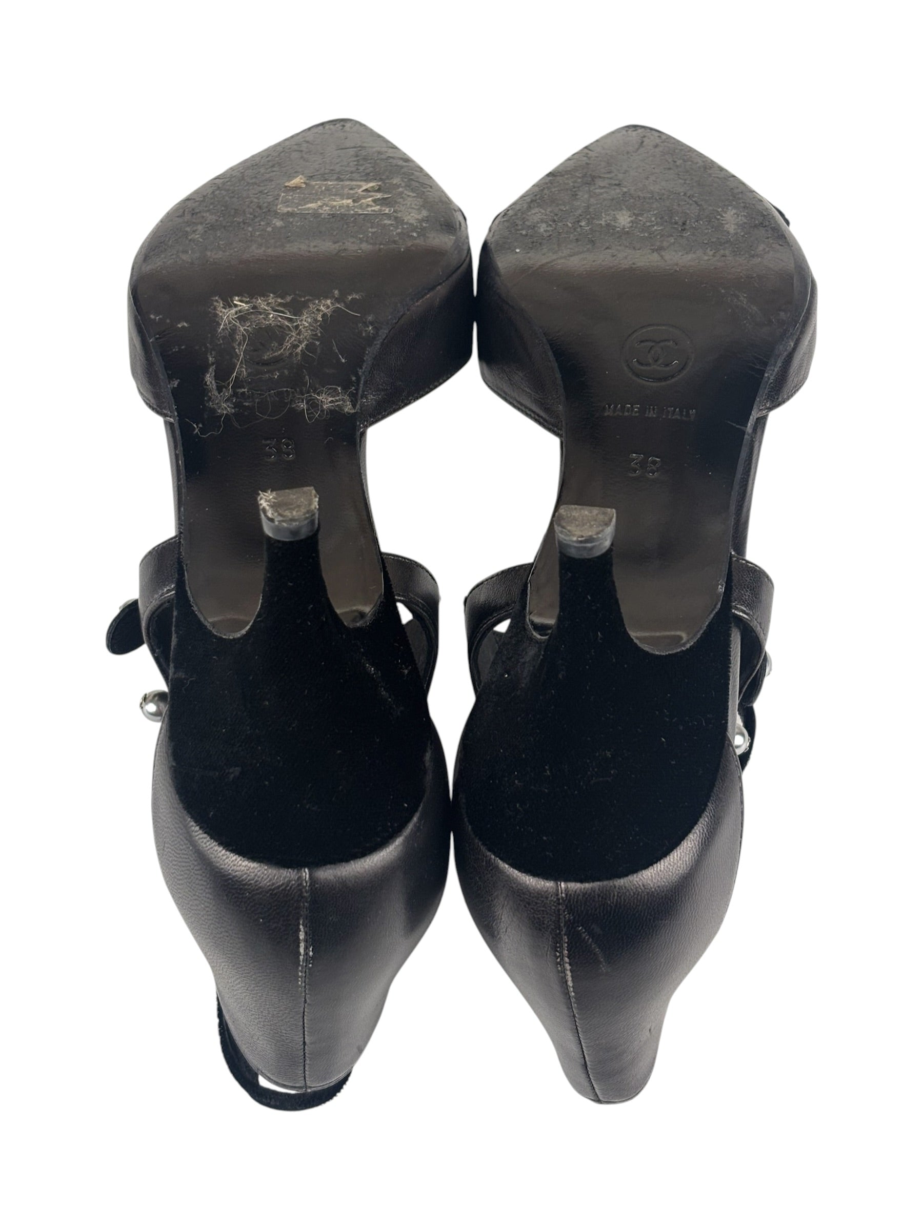 Chanel Black D'Orsay Pumps 2003