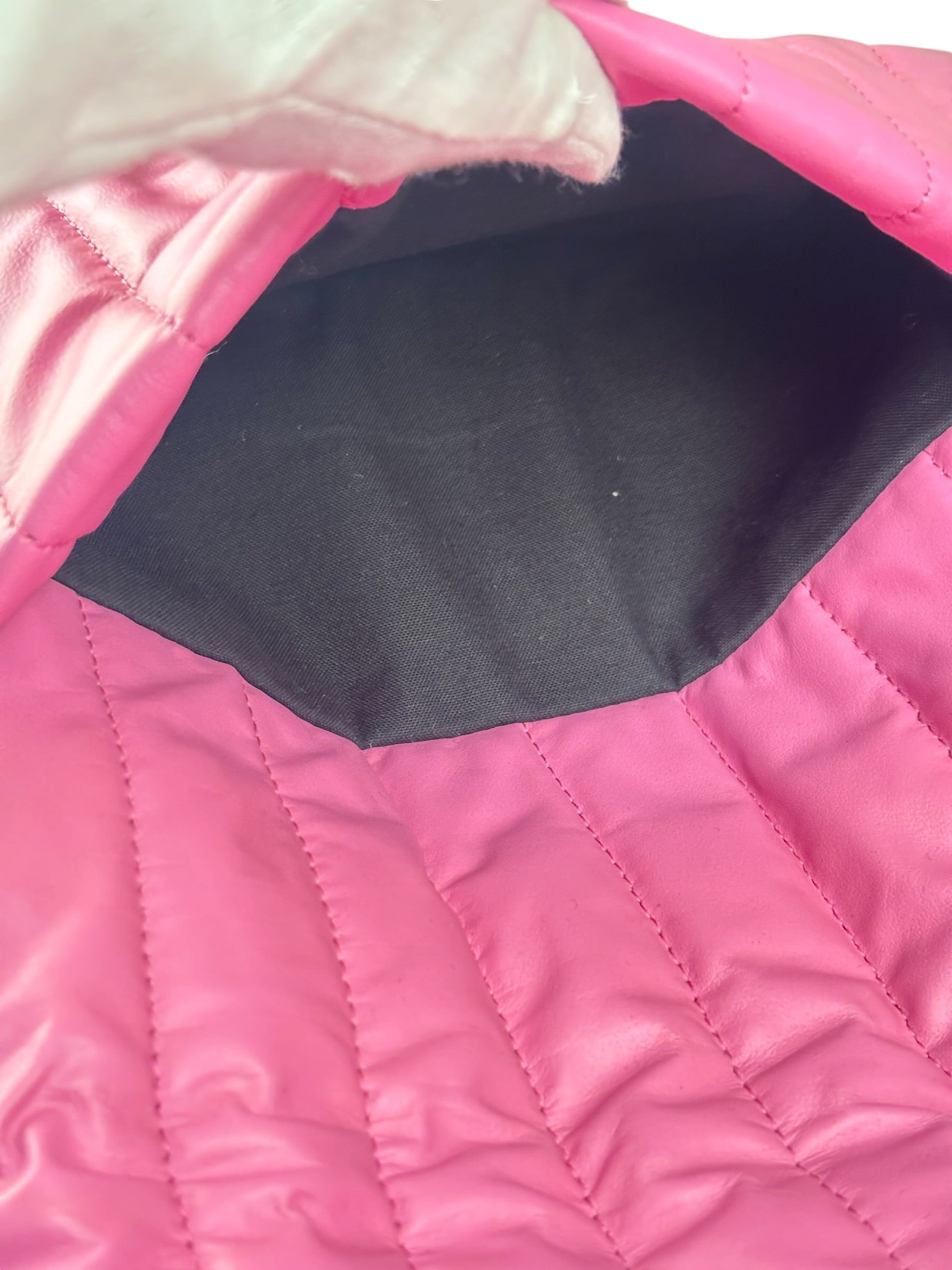 Balenciaga Pink Quilted Leather Chain Shoulder Bag