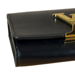 Louis Vuitton Black Leather Louis Chain Pochette