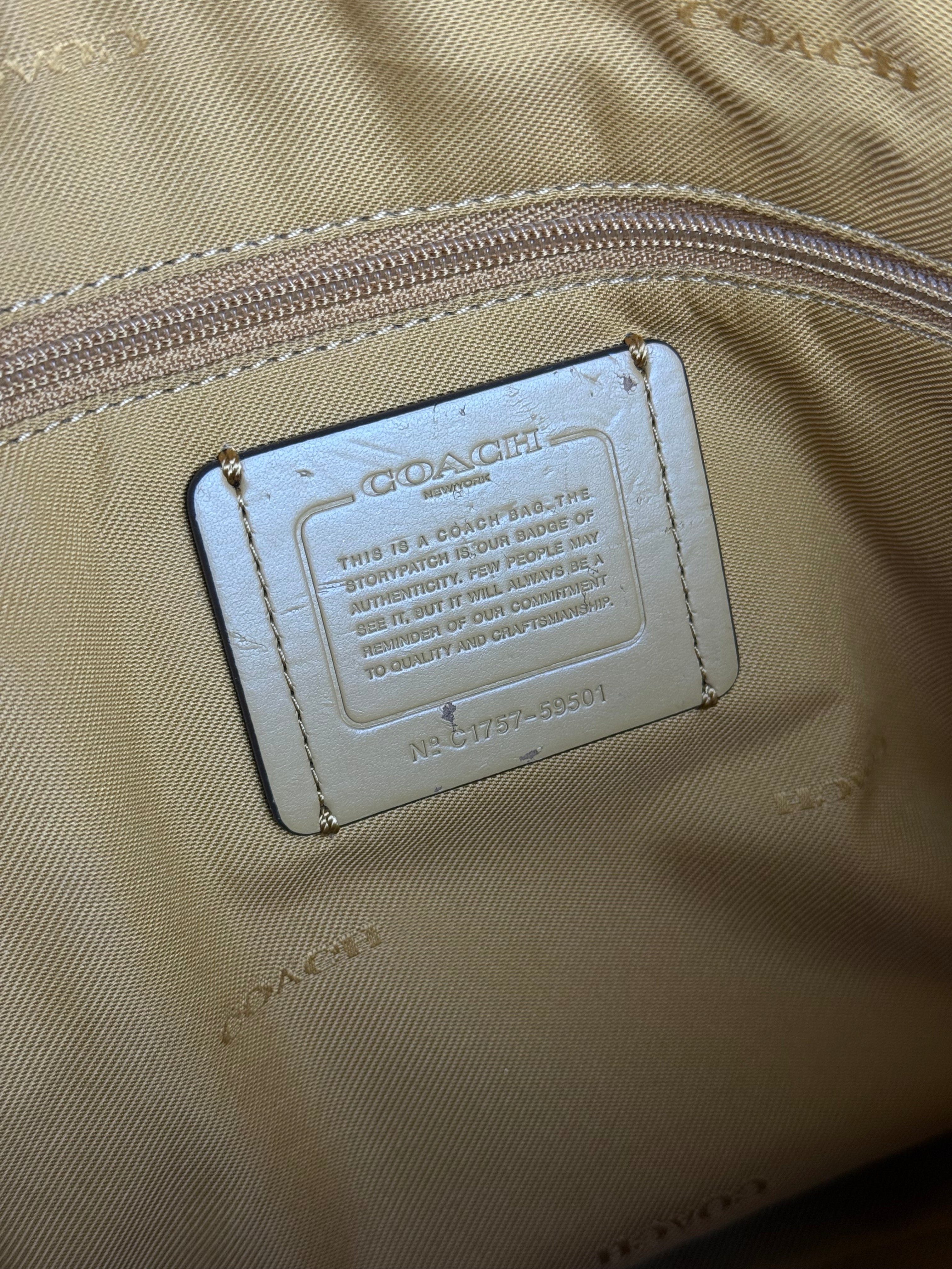 Coach Orange Leather Shoulder Bag