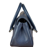 Louis Vuitton Navy Blue Leather Epi Segur Handbag PM