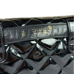 Chanel Black Patent Leather Belt Bag 1995