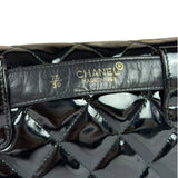 Chanel Black Patent Leather Belt Bag 1995
