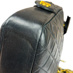 Chanel Black Quilted Lambskin Camera Bag 1989